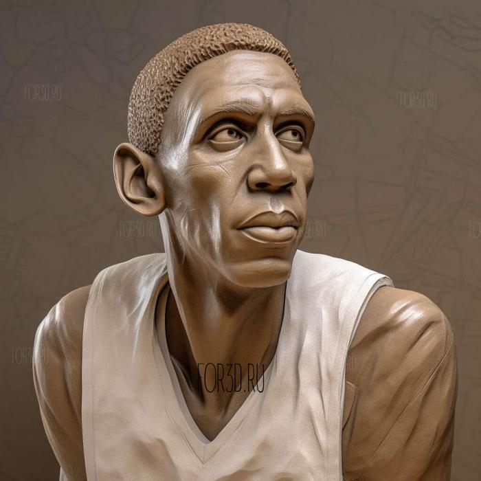 Reggie Miller 2 stl model for CNC